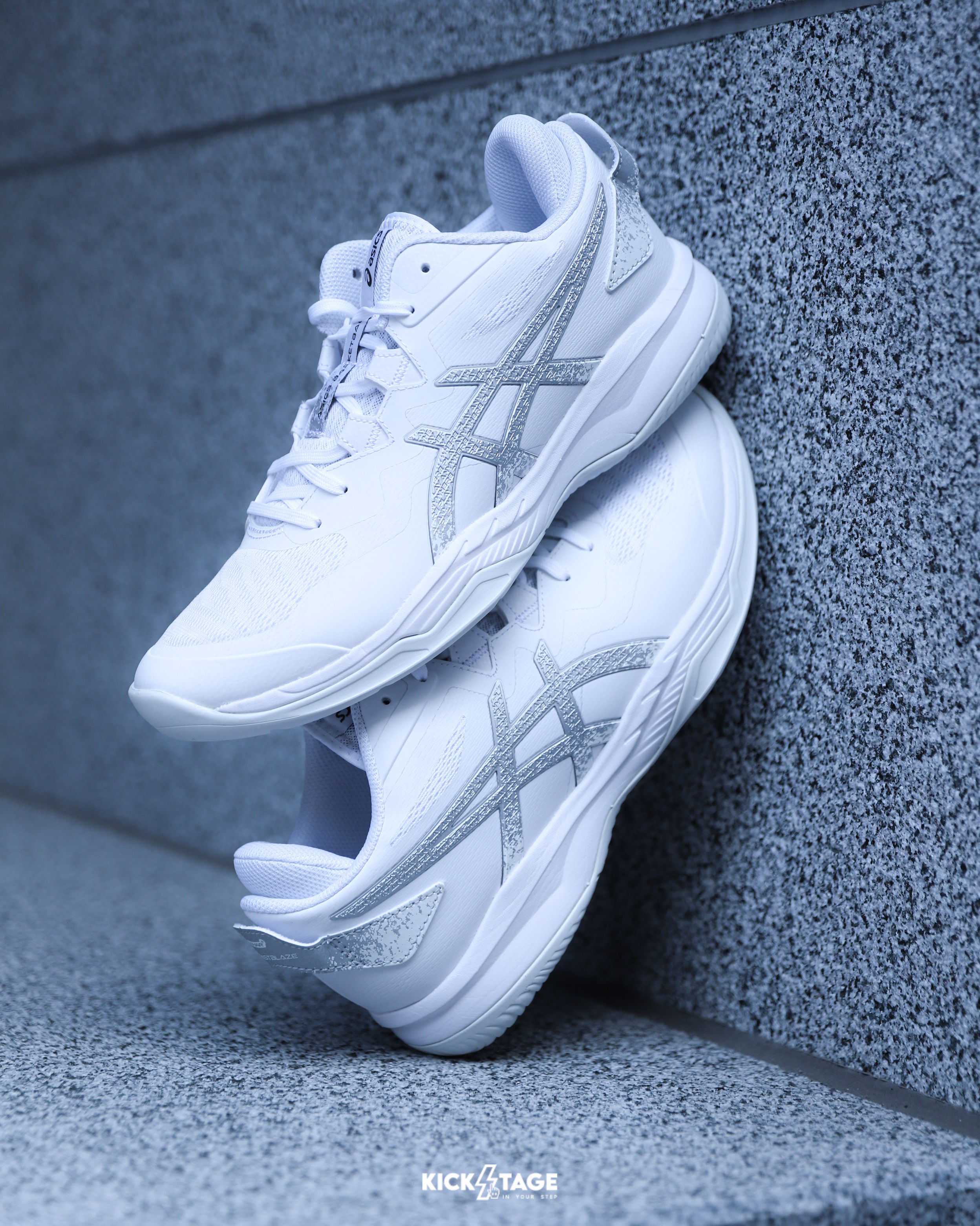 男女鞋 ASICS GEL-FASTBLAZE 白銀 輕量 緩衝 透氣 耐磨大底 運動 籃球鞋【1063A109-101】
