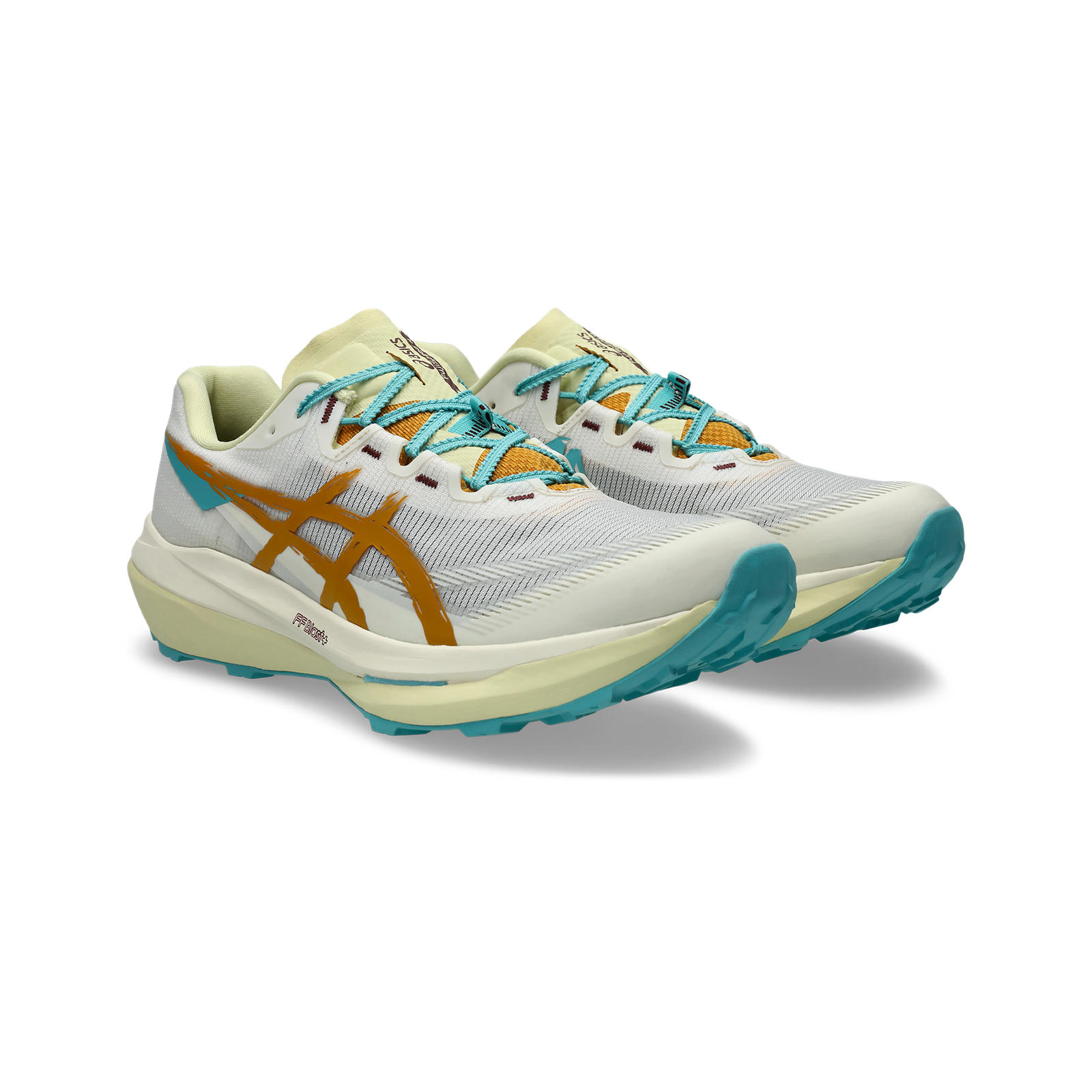 [ASICS] FUJISPEED 4 中性款 越野跑鞋 Cream/Sandstorm