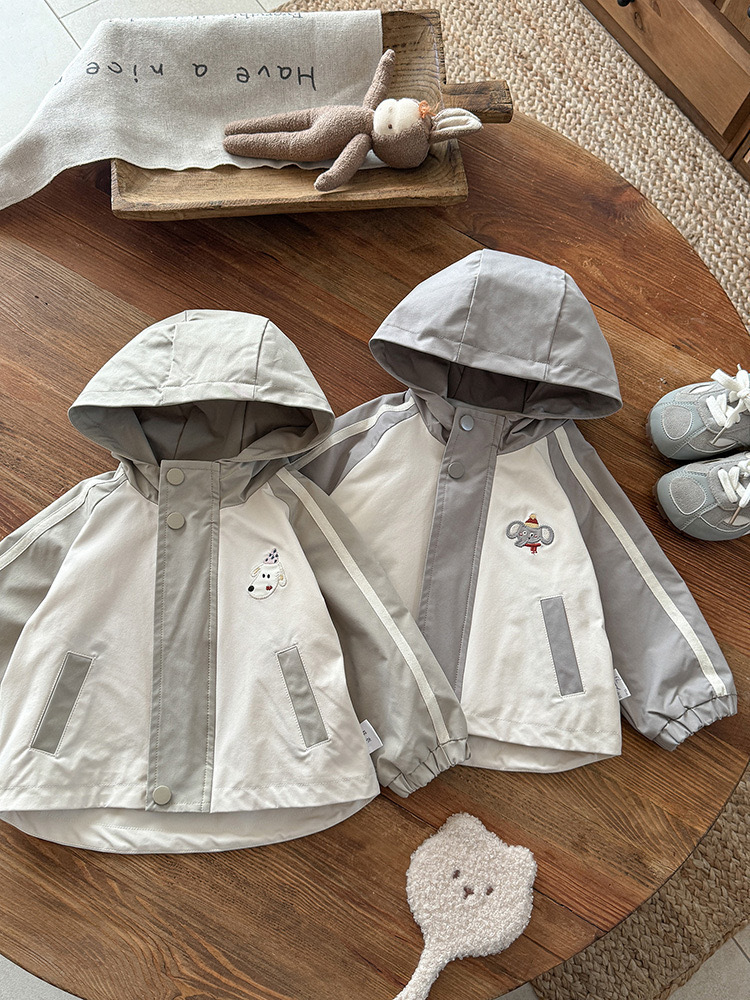 狗勾/大象連帽外套