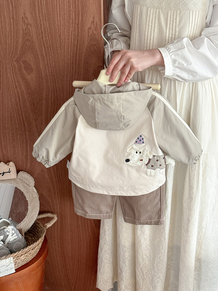 狗勾/大象連帽外套