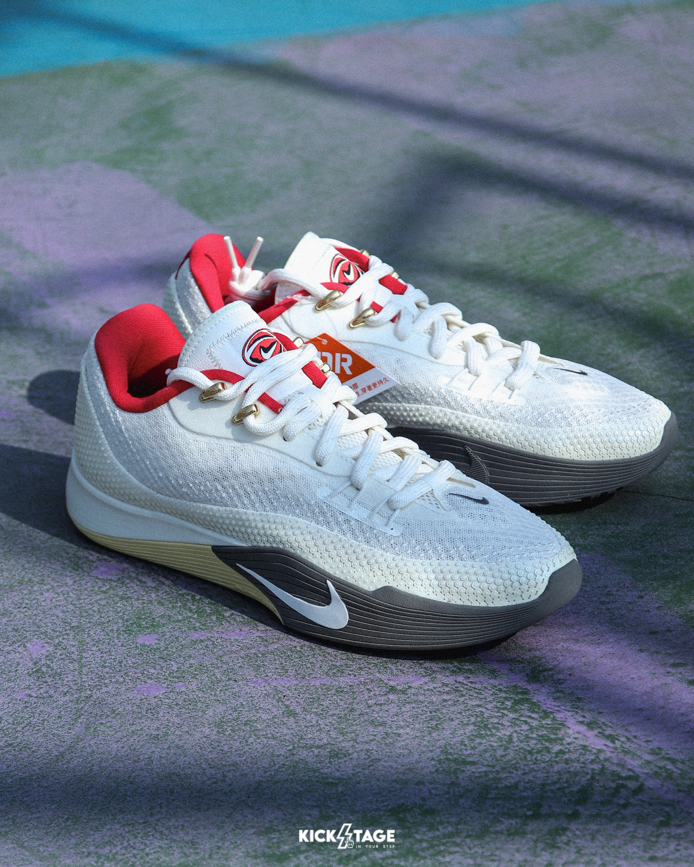 男鞋 NIKE S.T. FLARE EP XDR 白鷹 金扣 戶外耐磨 氣焰 氣墊 緩震 實戰鞋 籃球鞋【HF0232-002】