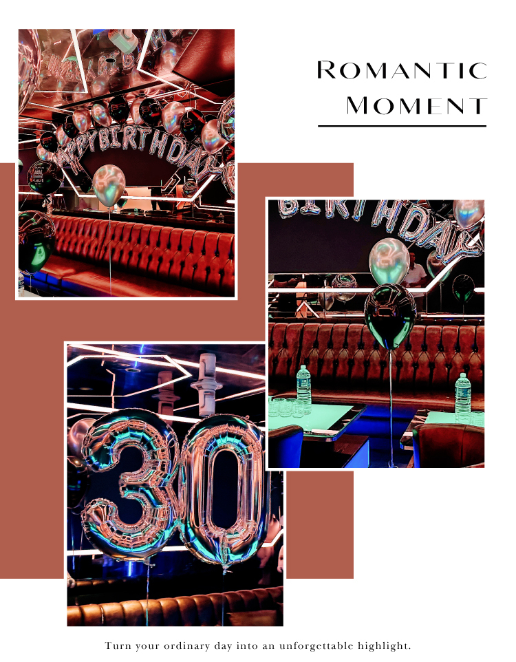 【私人招待所】生日驚喜．黑銀色系