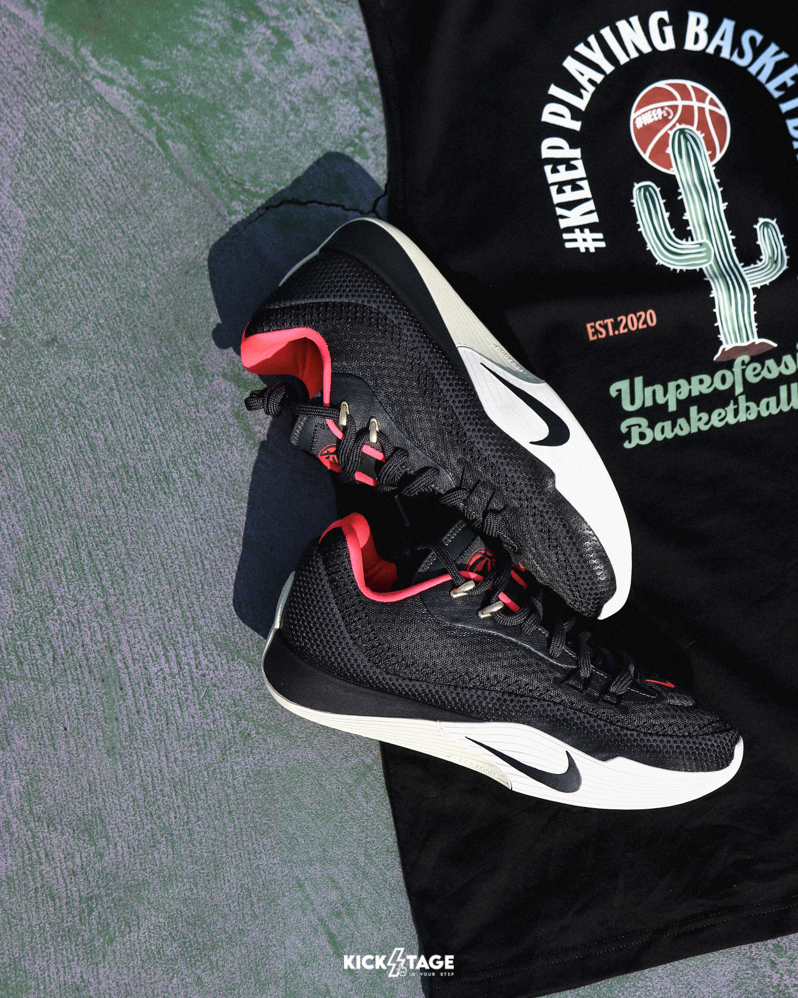 男鞋 NIKE S.T. FLARE EP XDR 碳黑紅 黑鷹 金扣 戶外耐磨 籃球鞋 氣墊 緩震 實戰鞋 氣焰【HF0232-001】YEEZY