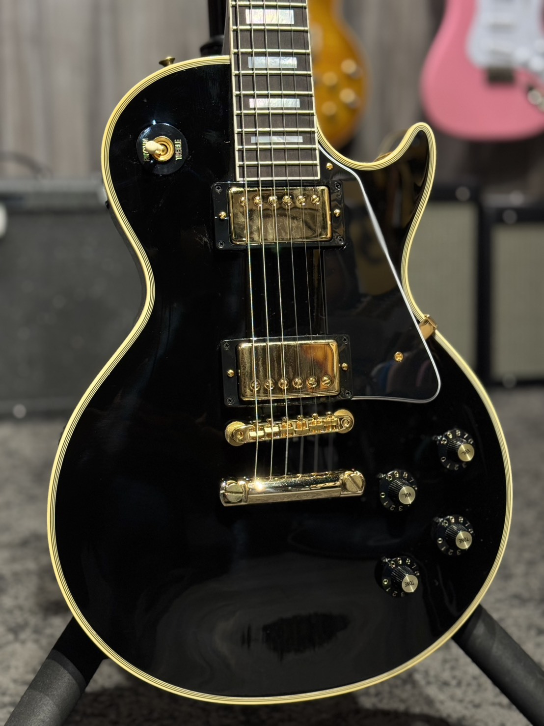 Gibson Custom 1968 Les Paul Black Gold 電吉他 公司貨【宛伶樂器】