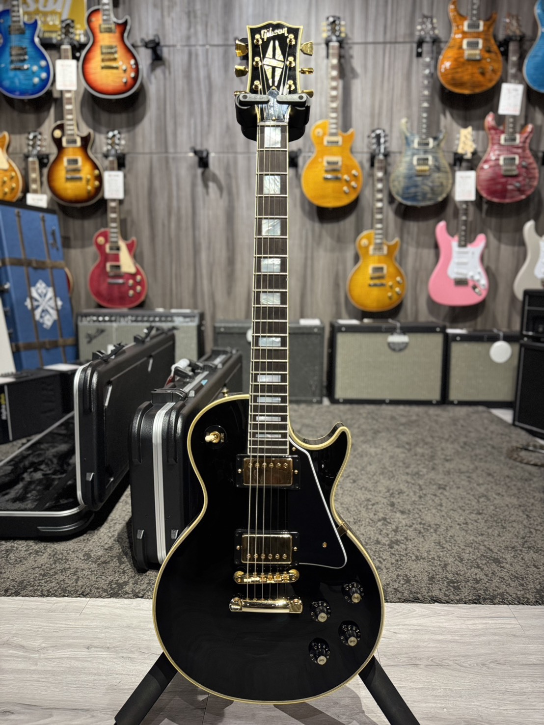 Gibson Custom 1968 Les Paul Black Gold 電吉他 公司貨【宛伶樂器】