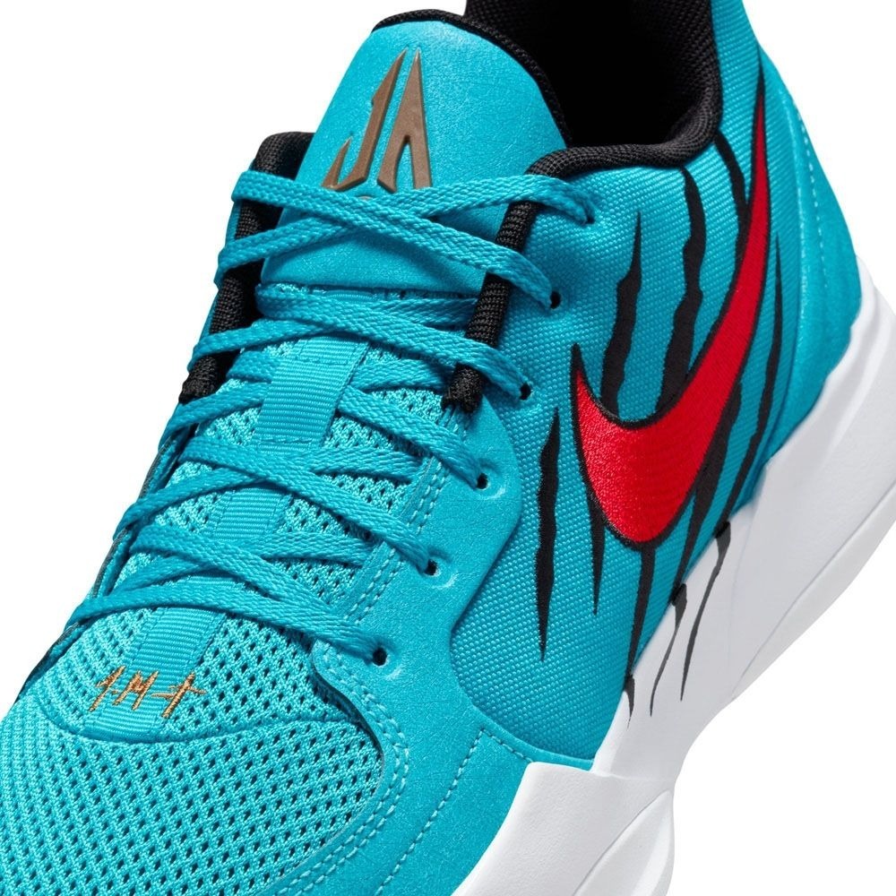 NIKE 籃球鞋 JA 2 SCRATCH EP 湖藍綠 莫蘭特 灰熊 爪痕 實戰鞋 男 HQ1760-400