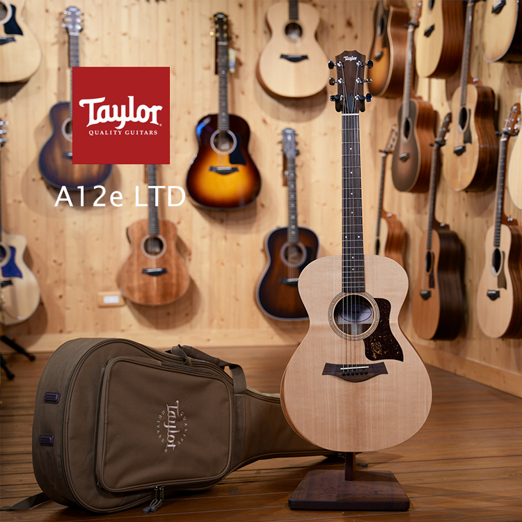 Taylor A12e LTD 烘烤雲杉 面單 夏威夷相思木背側板 X Bracing 附原廠琴袋 墨廠