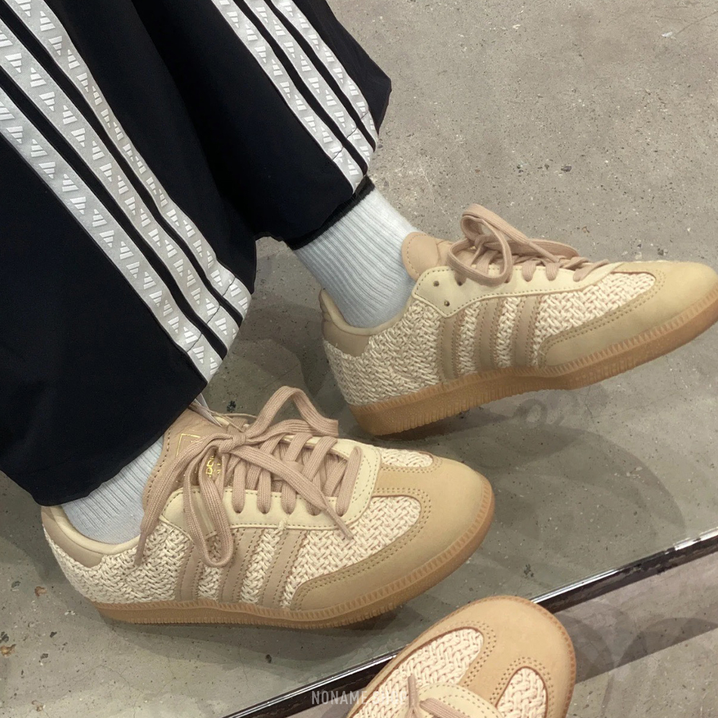 ADIDAS ORIGINALS OG SAMBA 夏日 編織 德訓鞋 兩色 (女款)