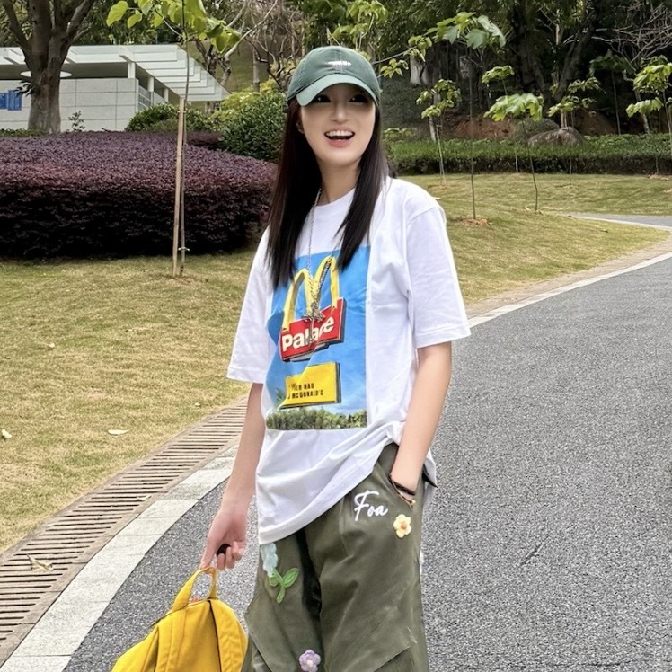 PALACE x McDONALD'S 聯名短踢 胸前大圖 短袖 上衣