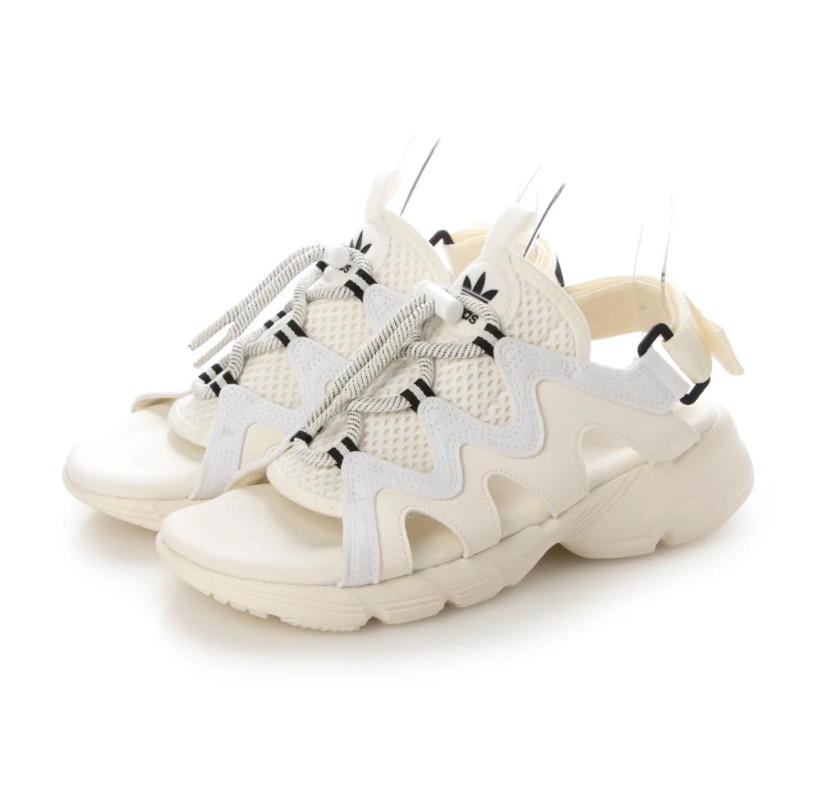 ADIDAS 涼鞋 ASTIR 白色 復古 運動涼鞋 女 HP2185