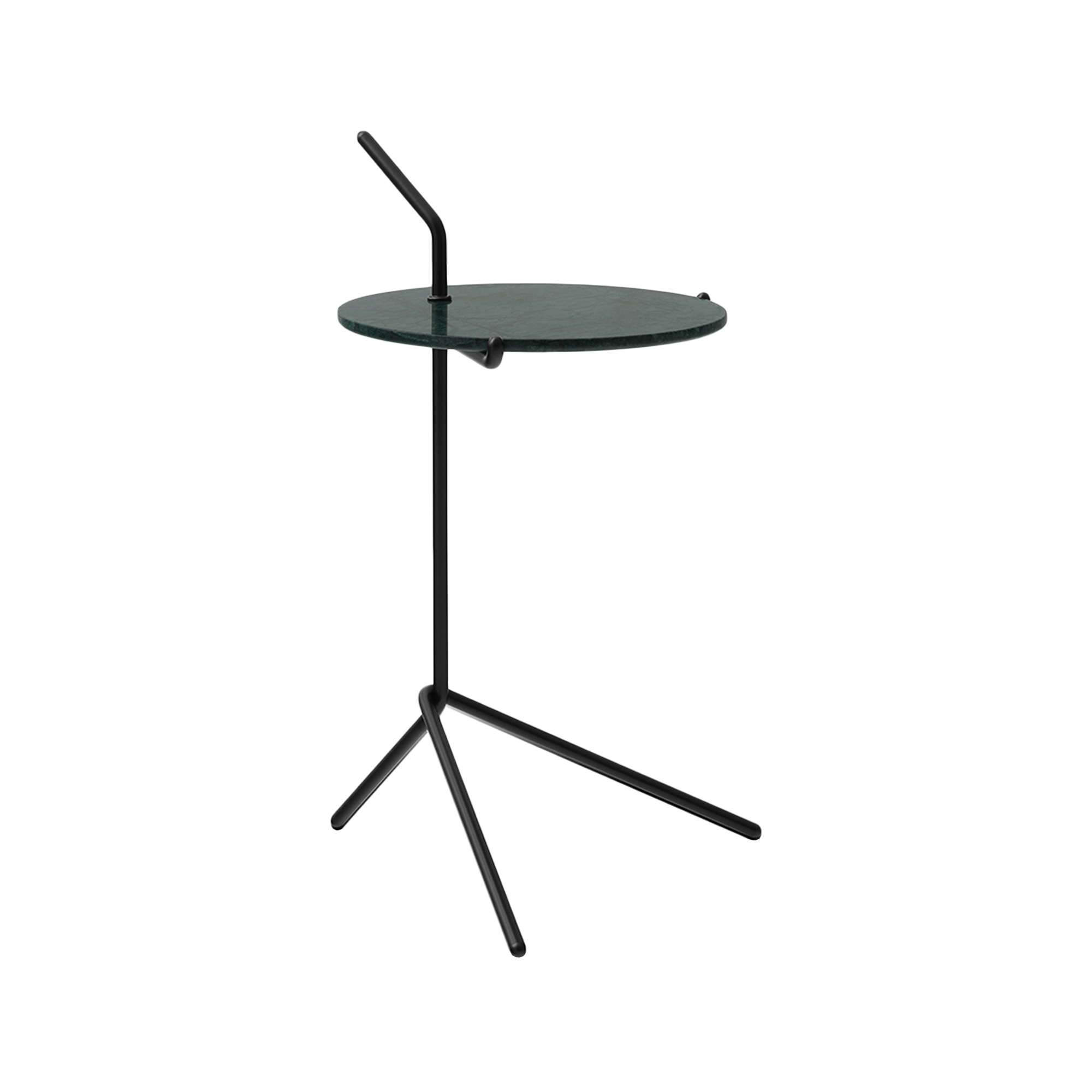 Halten SH9 邊桌 - 黑 / 綠大理石 by &Tradition