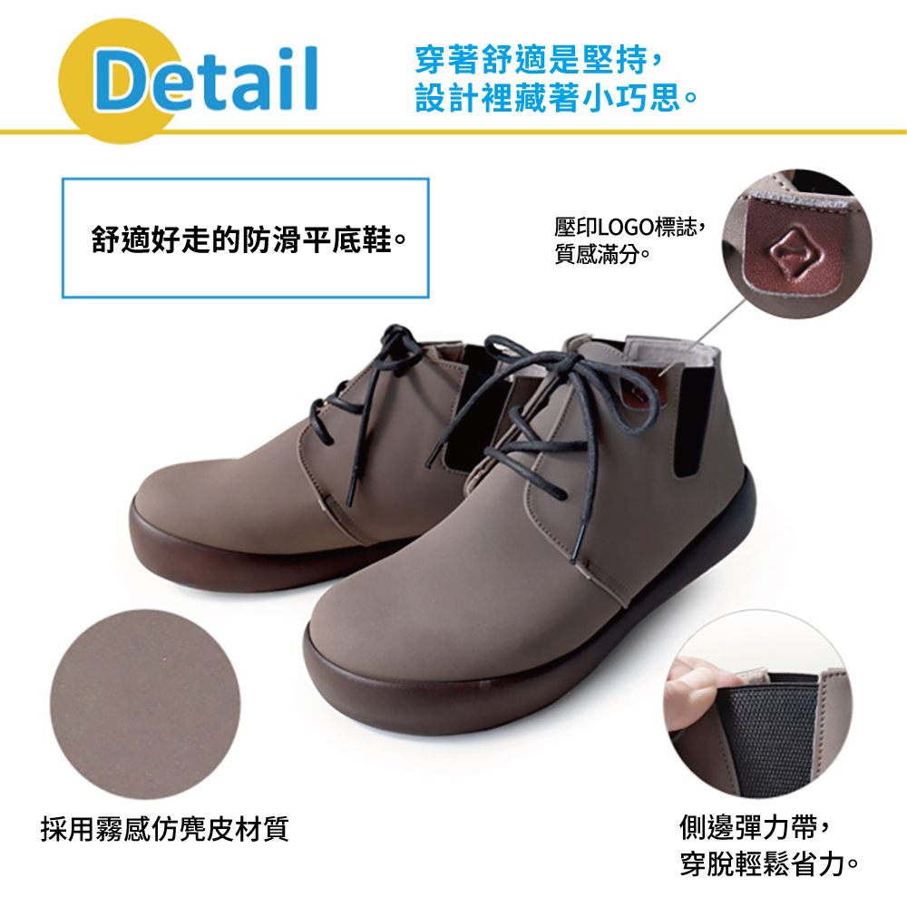 大阪樂步健康鞋 RegettaCanoe 防滑低筒繫帶休閒鞋CJNS1304(BLK-黑色)