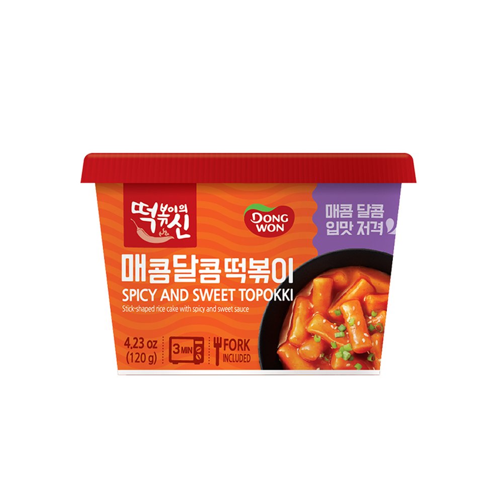 【BK SHOP】韓國辣炒年糕(杯)裝(甜辣口味)120G