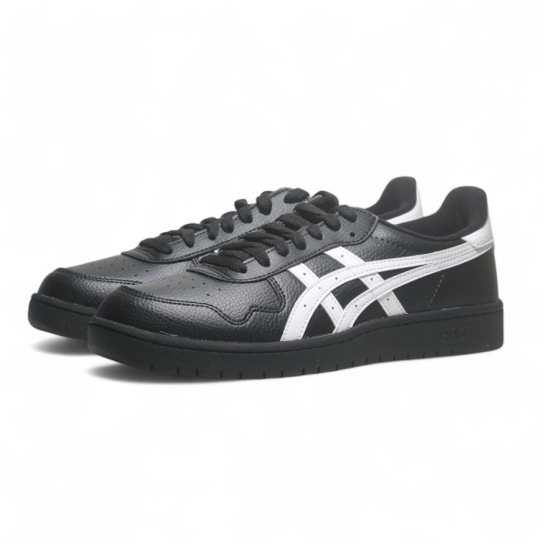 ASICS 休閒鞋 JAPAN S 黑白 皮革 情侶 復古鞋 男女 1203A033001