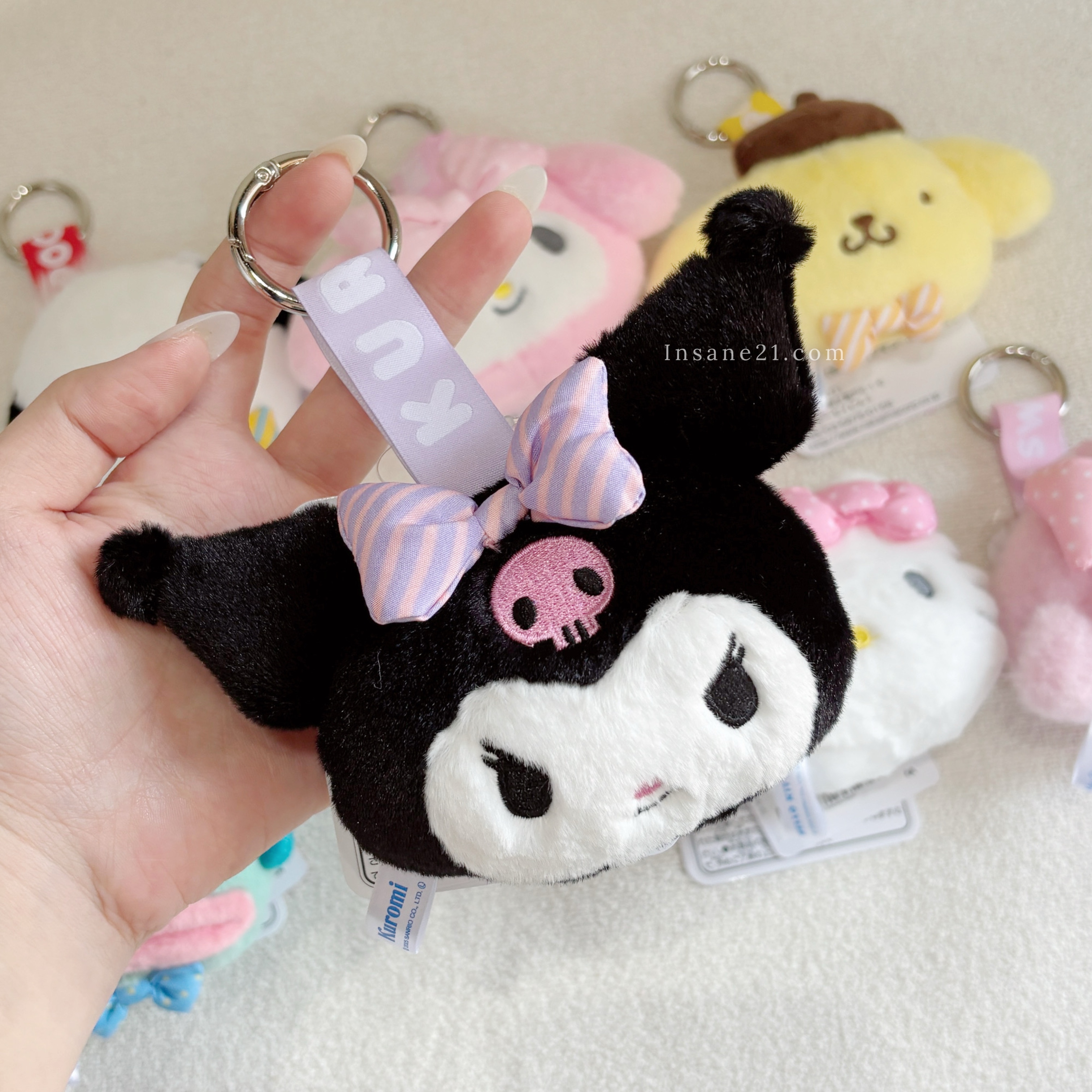 SANRIO 三麗鷗 立體大頭吊飾 絨毛吊飾 掛件