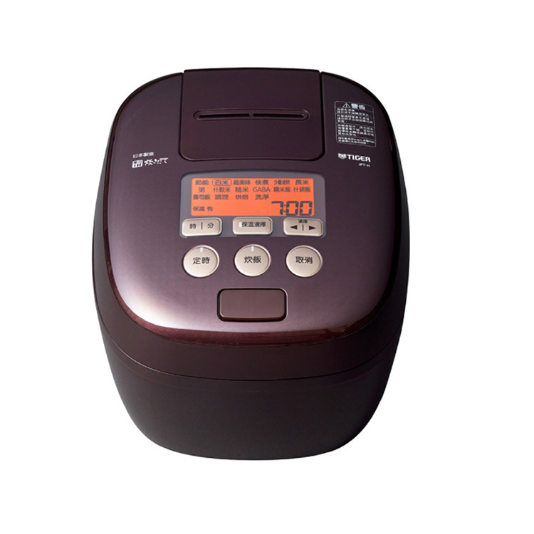 TIGER 虎牌 6-10人份 可變式雙重壓力IH炊飯電子鍋-咖啡色(JPT-H10R/JPT-H18R)