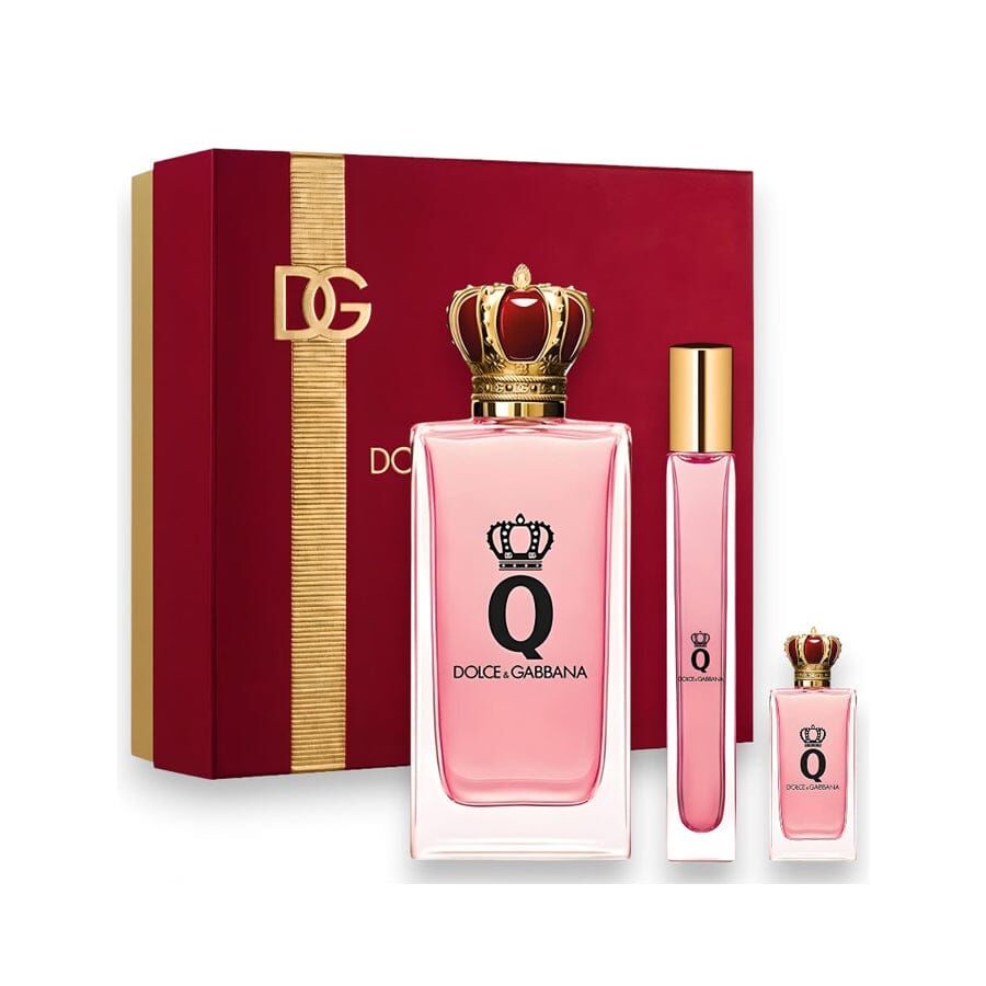 DOLCE & GABBANA XMAS24 Q EDP 禮盒 (100ml+MINI 10ml+TS 5ml)
