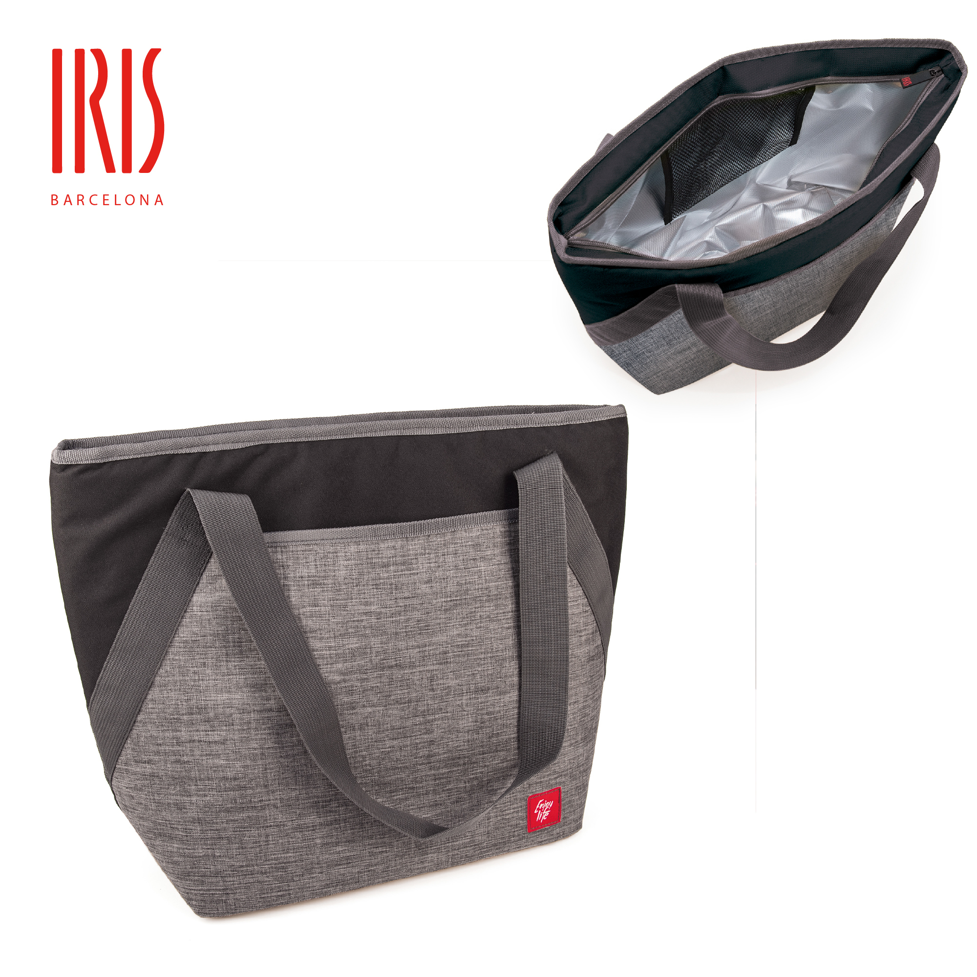 巴塞隆娜 IRIS 保冷側肩袋 18L 大理石色