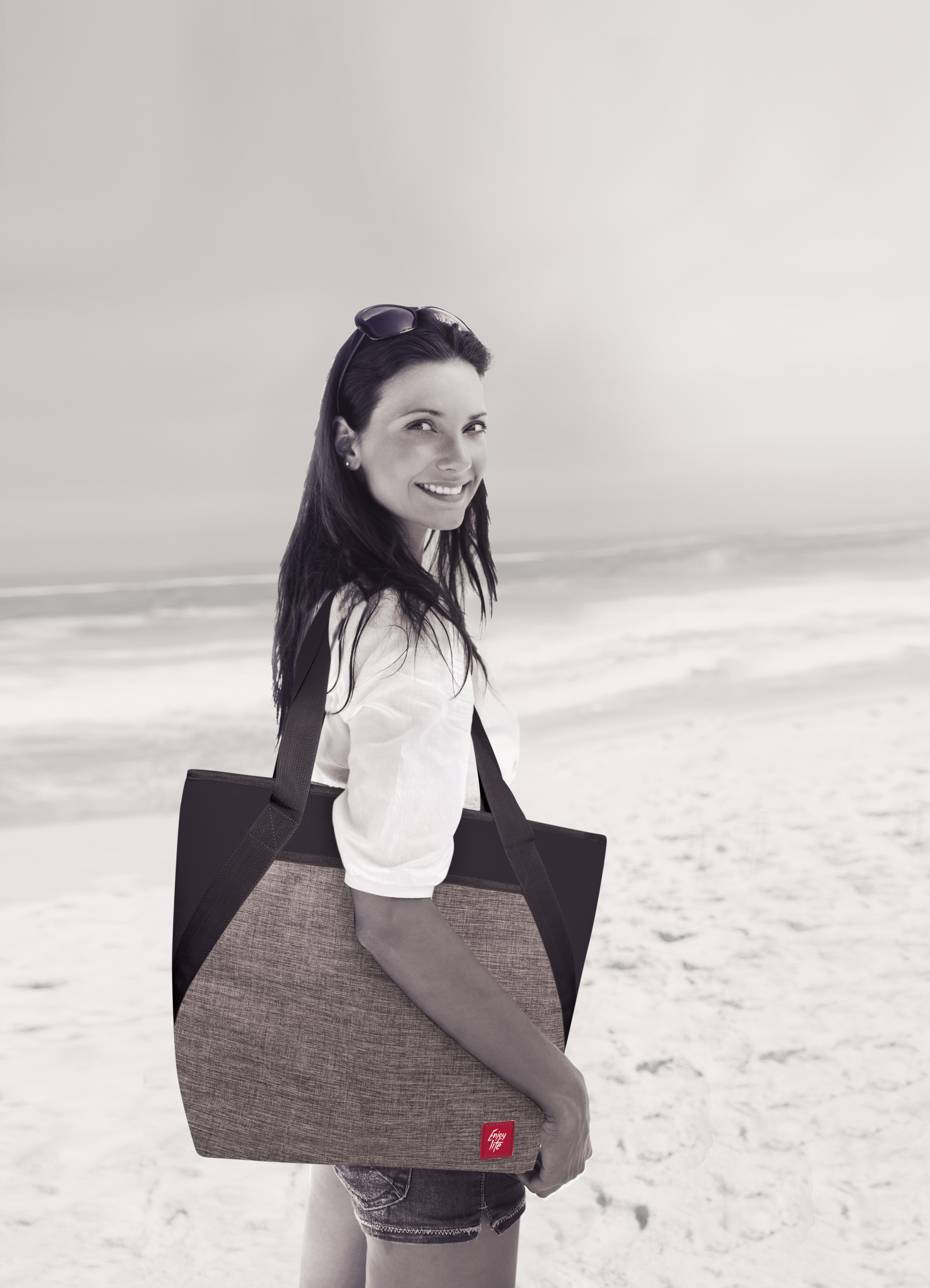 巴塞隆娜 IRIS 保冷側肩袋 18L 大理石色