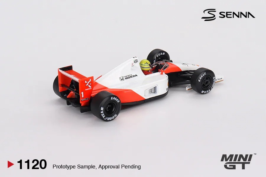 [預訂] Mini GT McLaren MP4/6 #1 Ayrton Senna 1991 Japanese Grand Prix 2nd Place