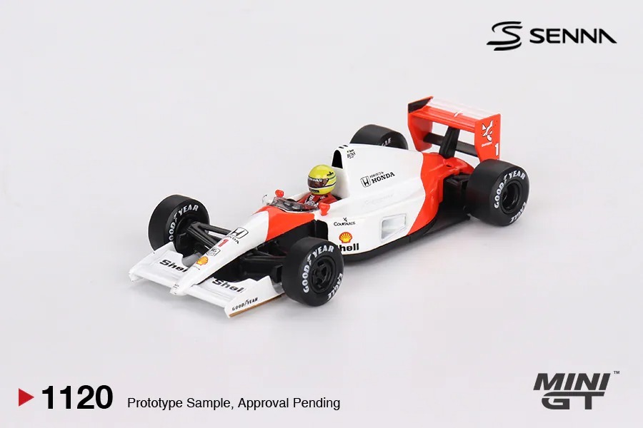 [預訂] Mini GT McLaren MP4/6 #1 Ayrton Senna 1991 Japanese Grand Prix 2nd Place