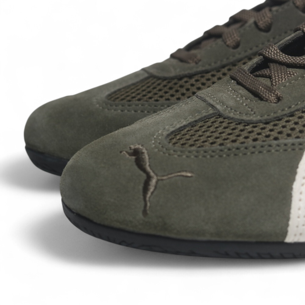 PUMA 休閒鞋 SPEEDCAT MESH 橄欖綠 拼接 賽車鞋 男女 40437002