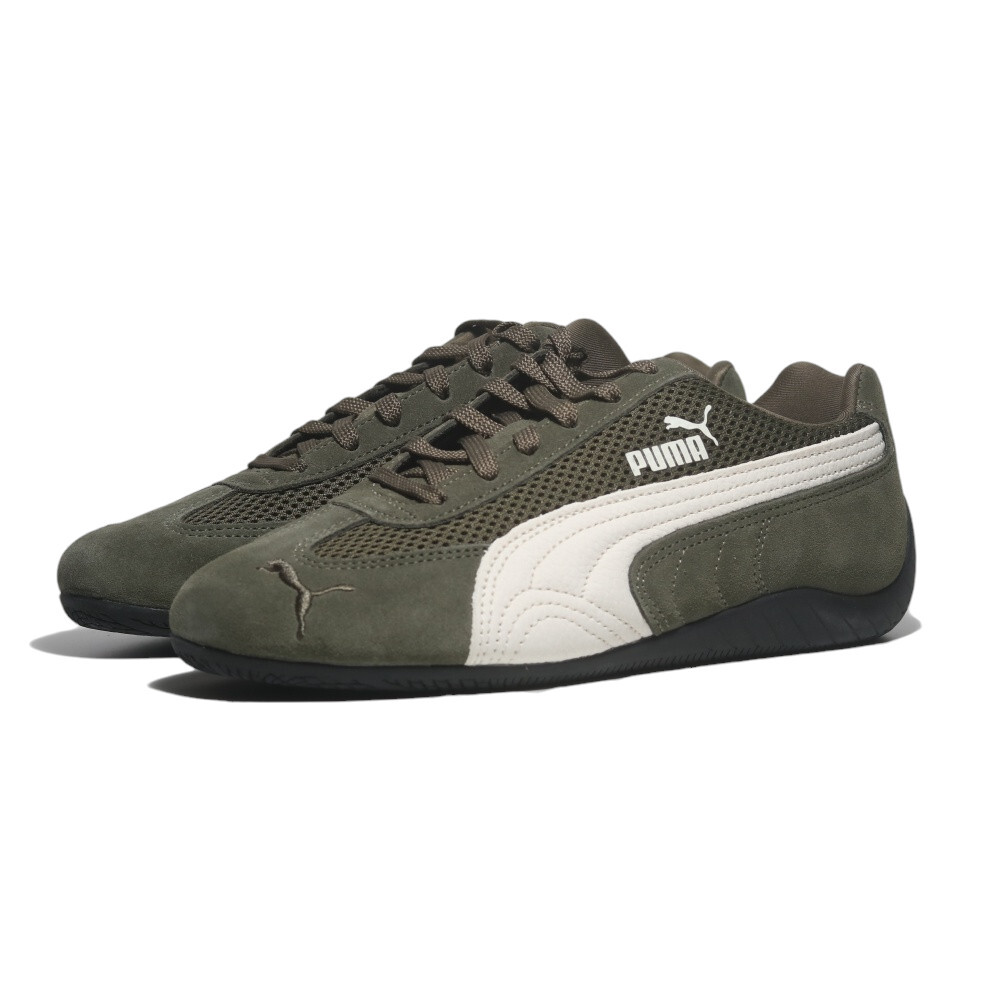 PUMA 休閒鞋 SPEEDCAT MESH 橄欖綠 拼接 賽車鞋 男女 40437002