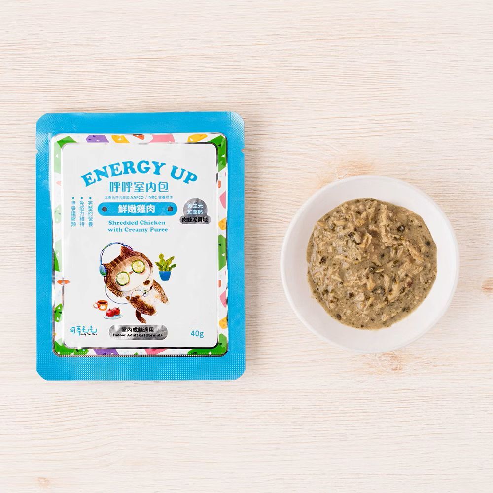 可蒂毛毛｜呼呼餐包 幼母包80g/室內包40g 貓咪主食餐包 幼貓主食餐包