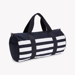 [S] TOMMY HILFIGER MULTI 69JA194 TOMMY NAUTICAL STRIPE DUFFLE BAG, 197735863311 (STH1179)