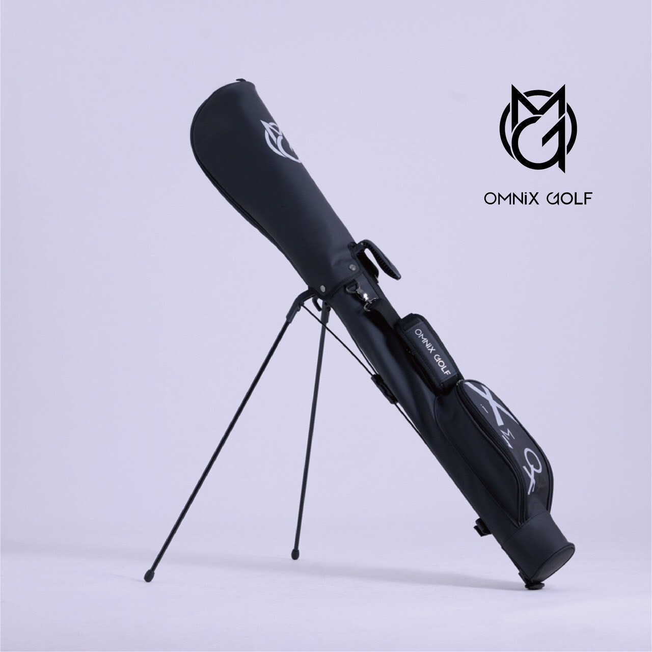 『 OMNIX GOLF 黑磨砂練習袋 Black Knight sunday bag 』