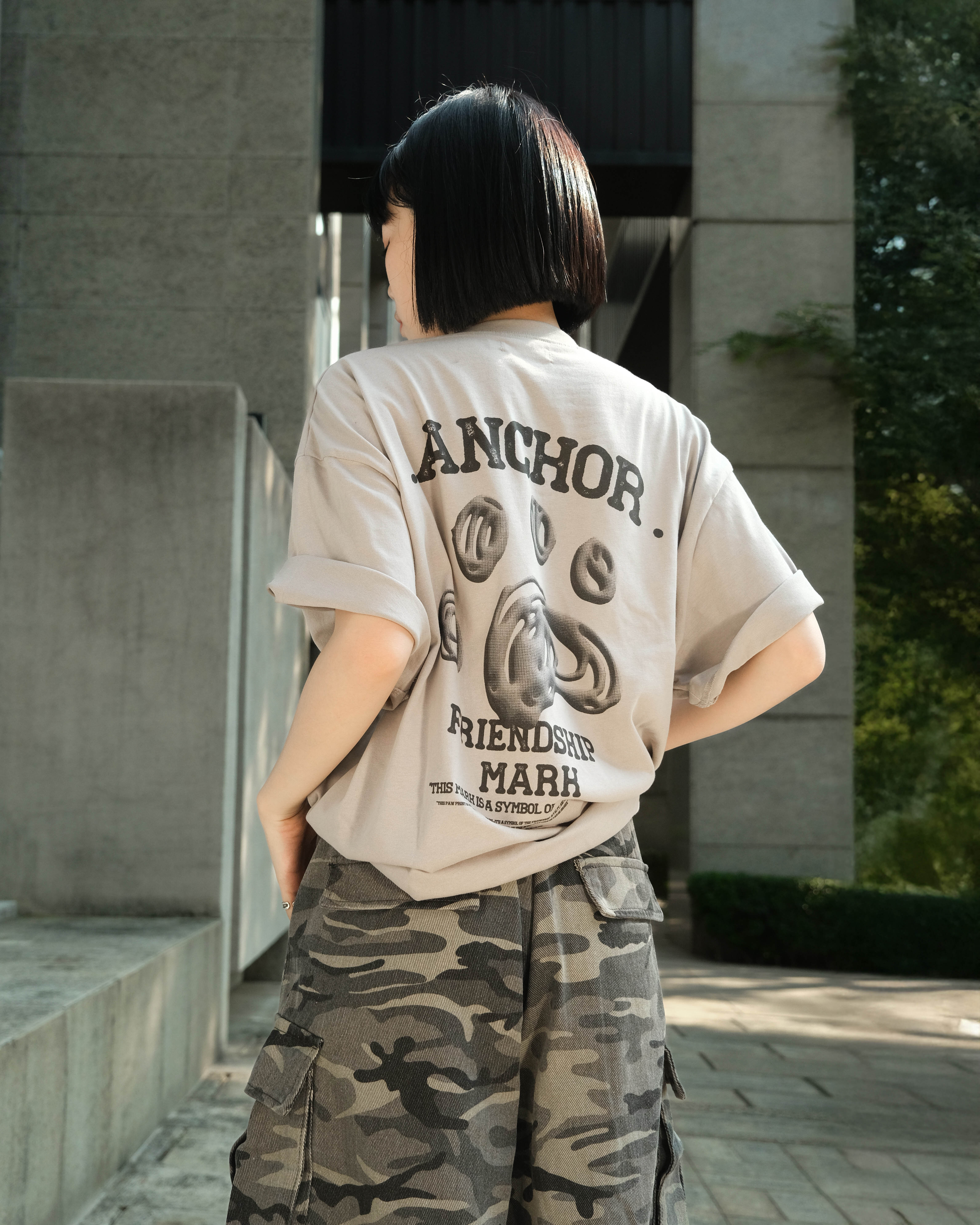 ACR A-42 友情印記 依伴同行 連結 短T 短袖