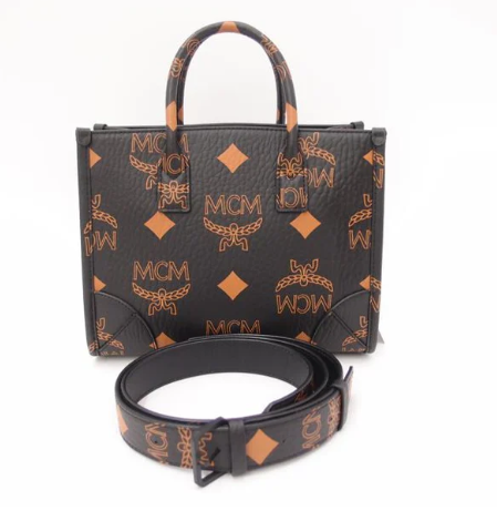 [S] MCM MWTDABO01BK001 MÜNCHEN TOTE IN MAXI VISETOS,BLACK, 8809865501293 (SMCM103)