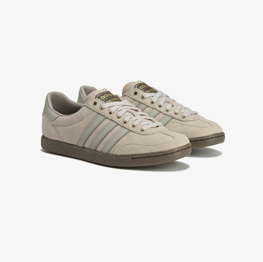 【 adidas FAILSWORTH SPZL 復古麂皮鞋款 - 灰沙色 】