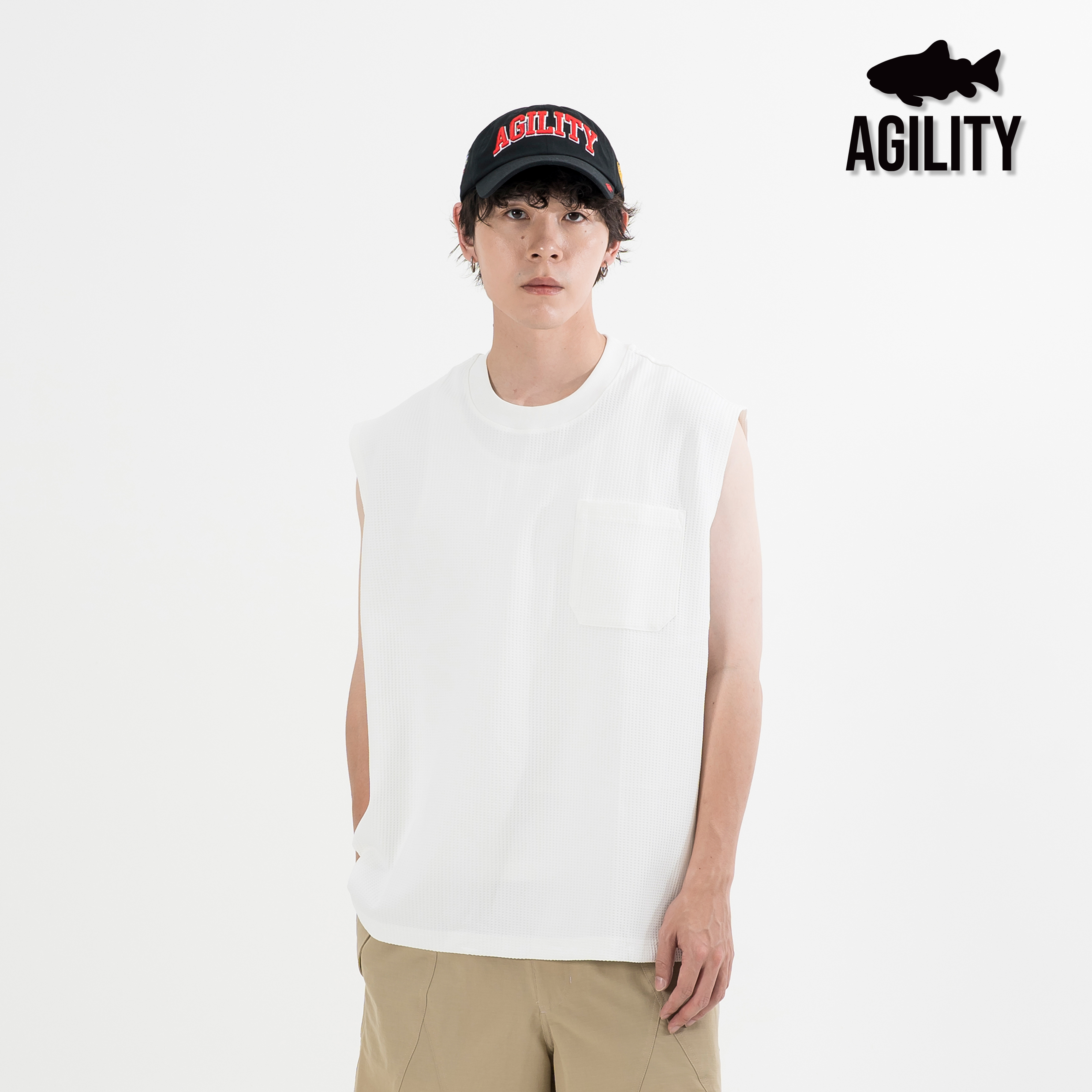 AGILITY SOLOTEX® Waffle Wide Cut Tank 華夫格 寬肩背心 [SWF-02]