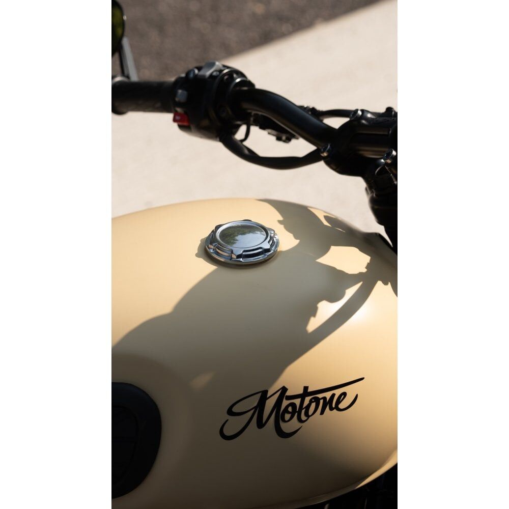 Motone 油箱蓋 TELSTAR - 拋光銀