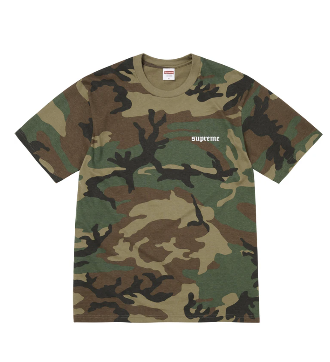 Supreme FW25 Target Tee | Black / Camo