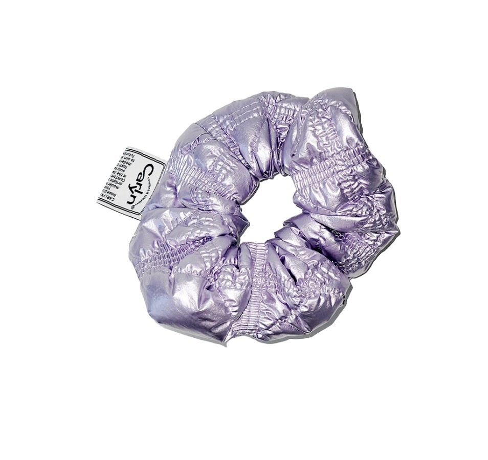 [S] CARLYN LAVENDER POING SCRUNCHIE, J73102010V (SC125)