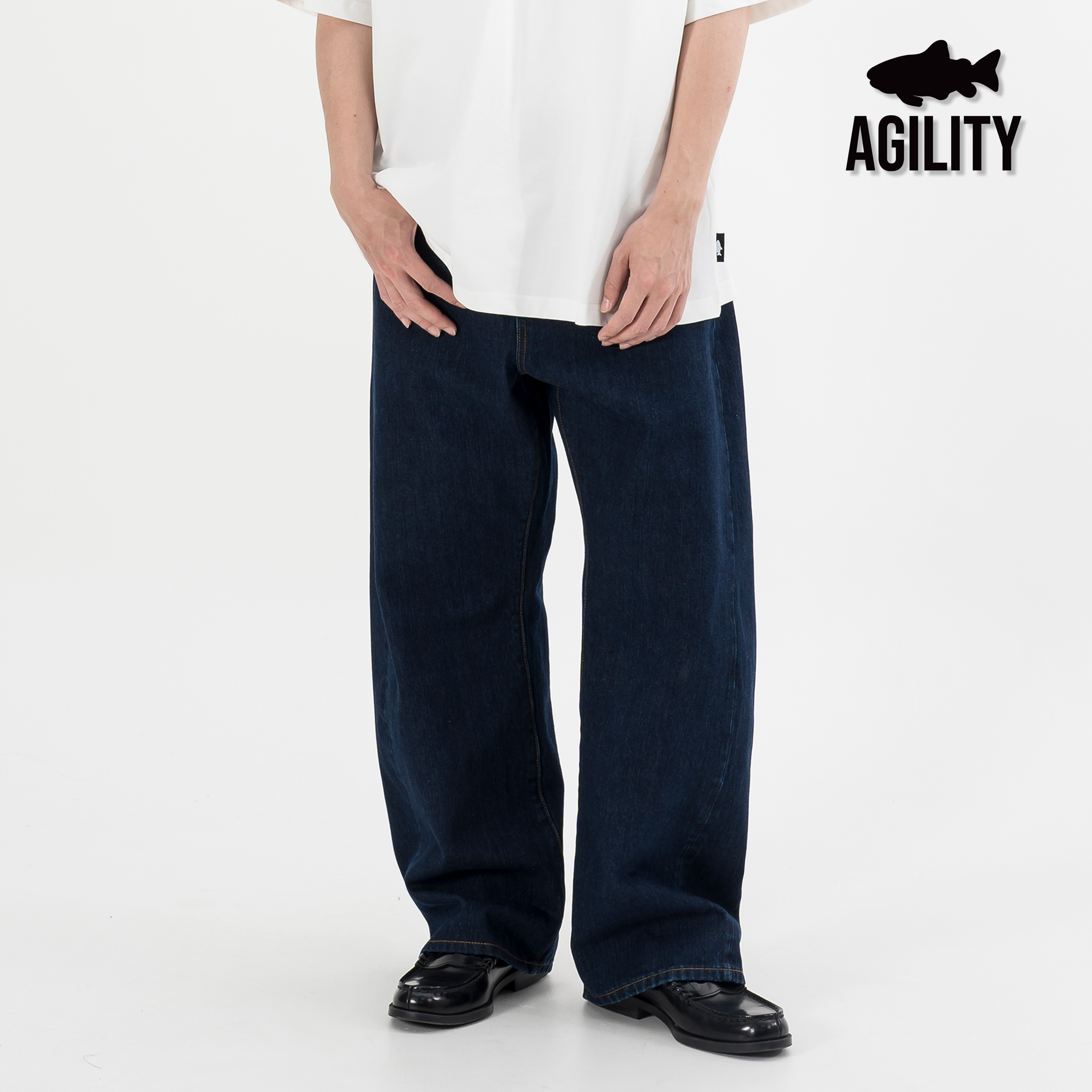 AGILITY Selvedge Baggy  Jeans 寬直筒 赤耳 牛仔長褲 [ADE-P00]