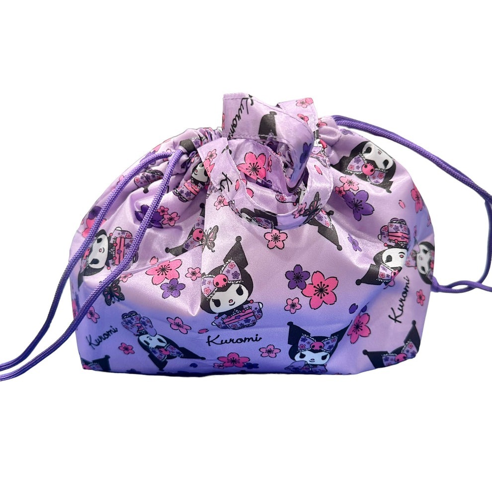 美版 Sanrio Kuromi 和風系列 - 手提索袋