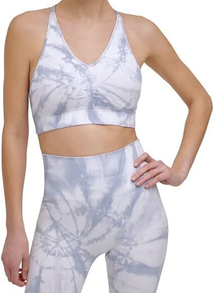 [S] DKNY TIE DYE SPORTS BRA,PURPLE, DP1T7304-PBU [FINAL SALE] (SD209)