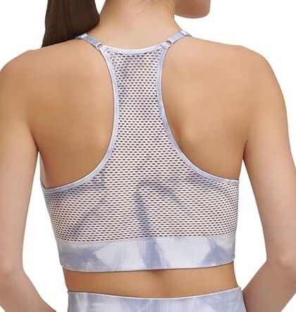 [S] DKNY TIE DYE SPORTS BRA,PURPLE, DP1T7304-PBU [FINAL SALE] (SD209)