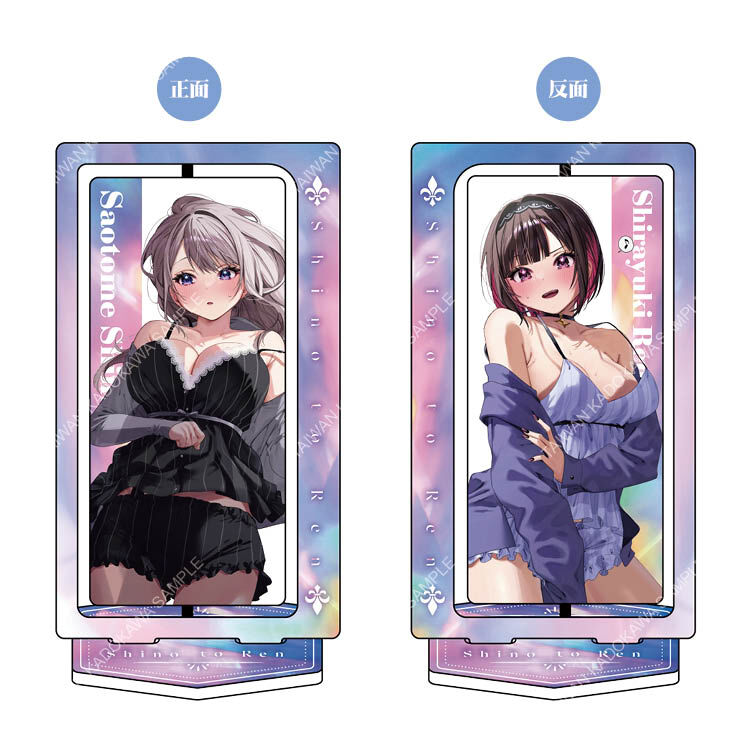 志乃與戀(原作) 旋轉壓克力立牌 A