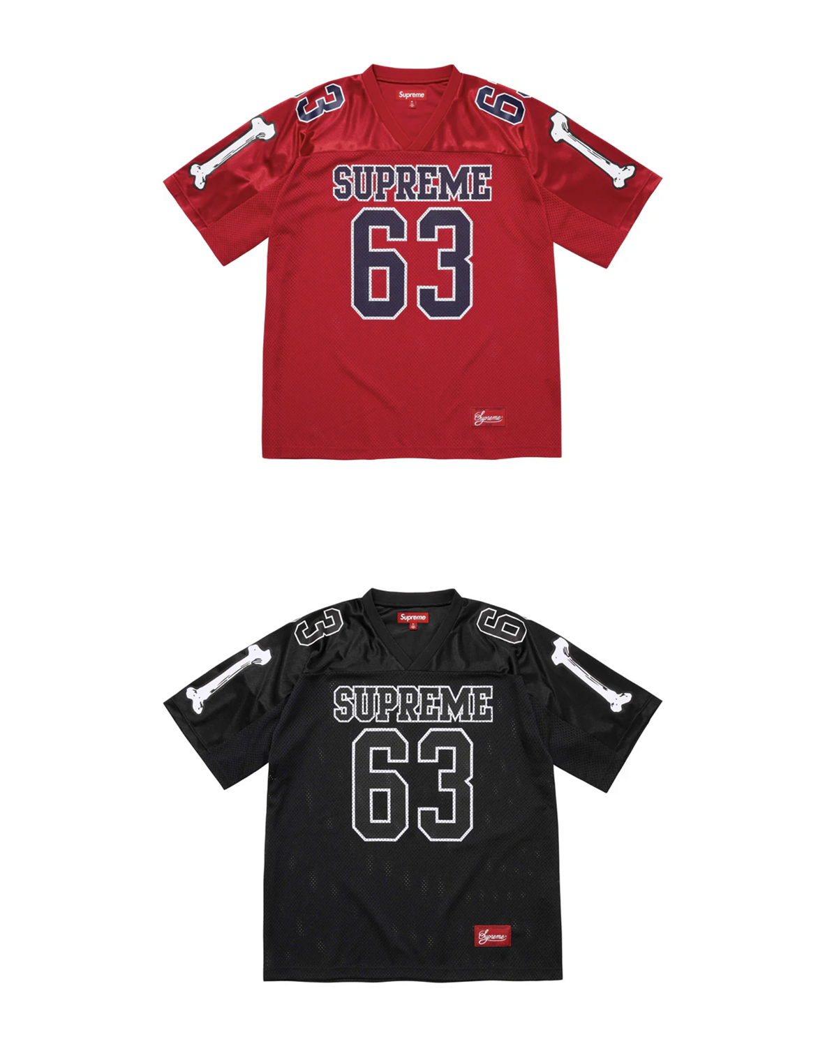 Supreme Bones Football Jersey Lサイズ レッド Supreme Supreme Bones Football Jersey Red (SUPR-SUBFJR-RED