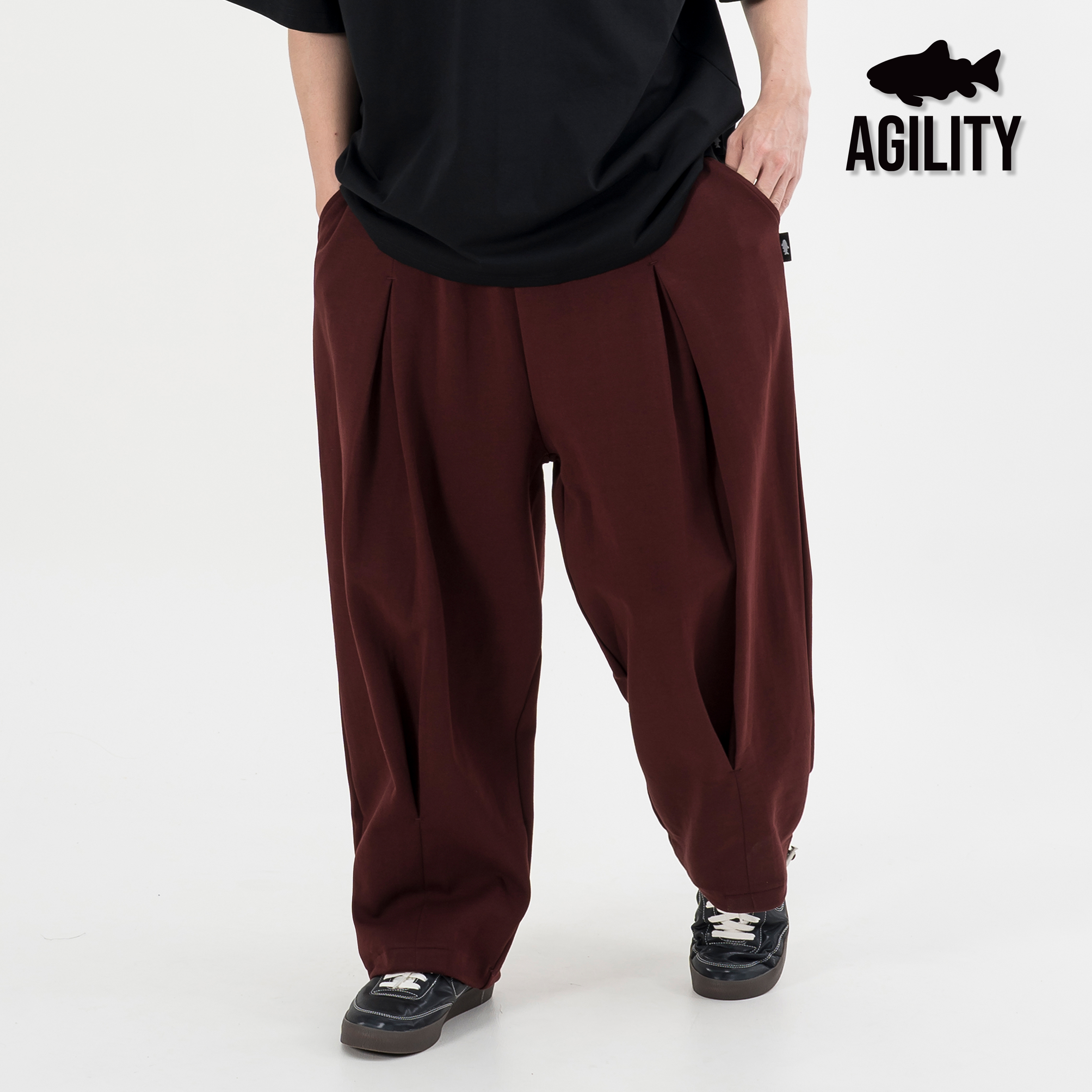 AGILITY Curved Sweat Pants 彎刀闊腿 棉褲 [P6]