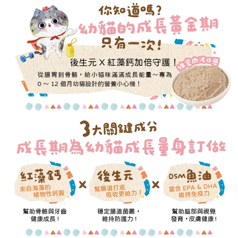 可蒂毛毛｜呼呼餐包 幼母包80g/室內包40g 貓咪主食餐包 幼貓主食餐包