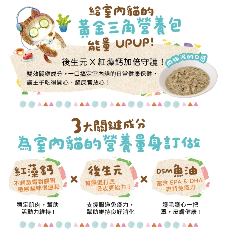 可蒂毛毛｜呼呼餐包 幼母包80g/室內包40g 貓咪主食餐包 幼貓主食餐包