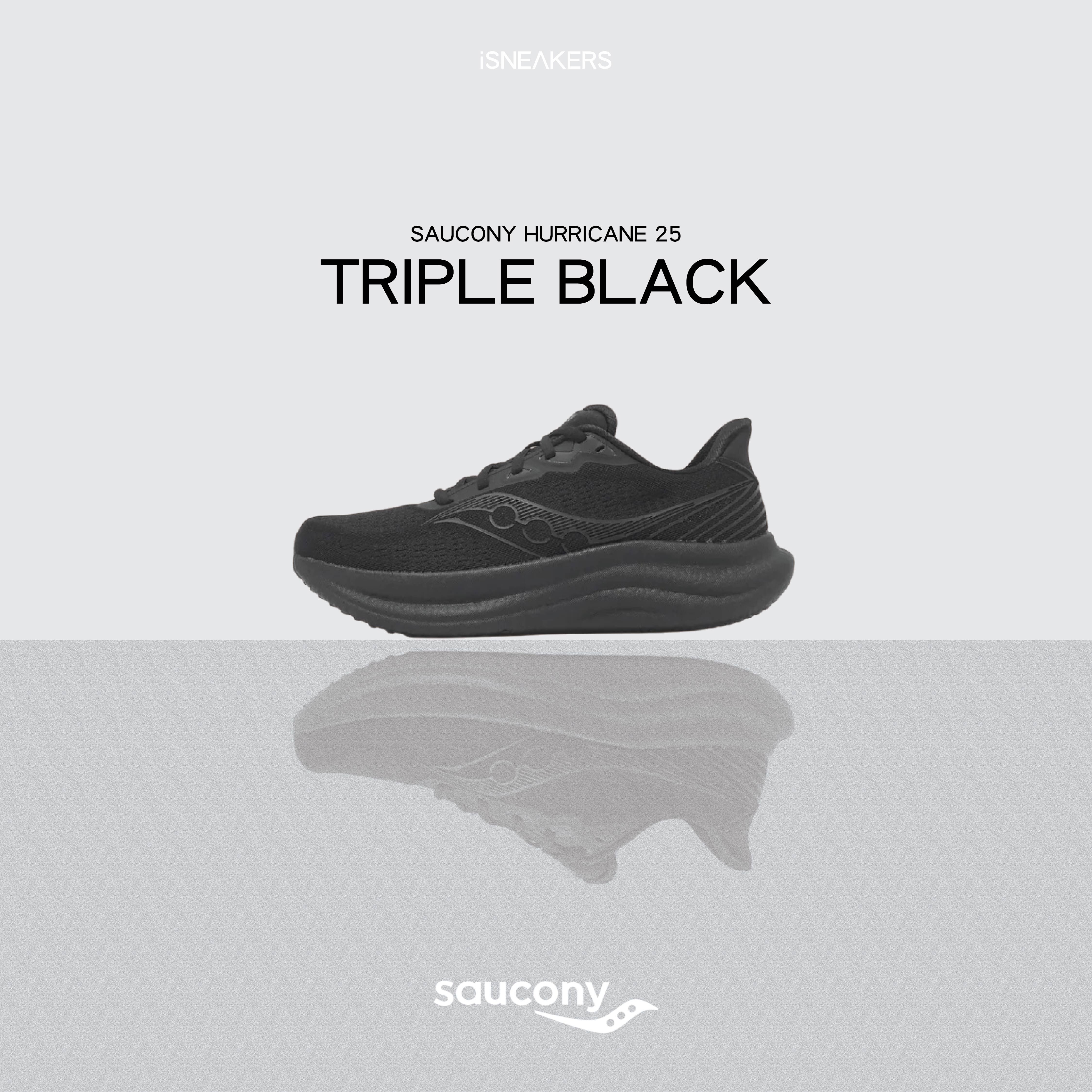 iSNEAKERS｜Saucony Triumph 23 "Triple Black" 純黑 S21023-201