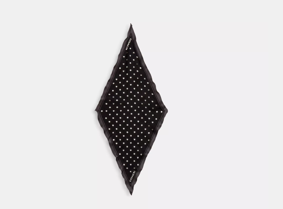 [S] COACH CW761 STAR SLK DMD,CHARCOAL/SILVER, 722947781070 (SCO1058)