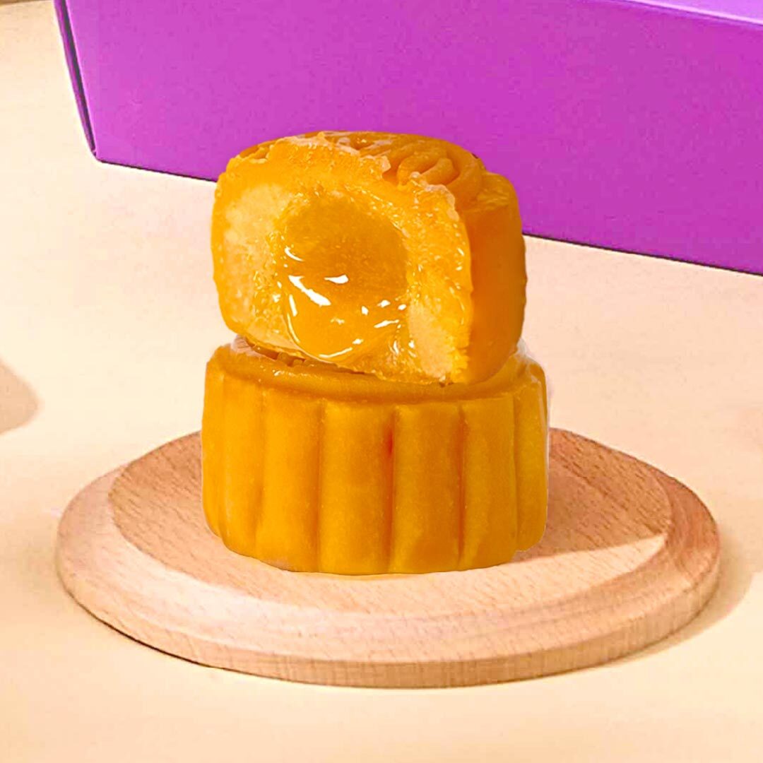 【中秋禮盒】奶黃流心月餅 8入