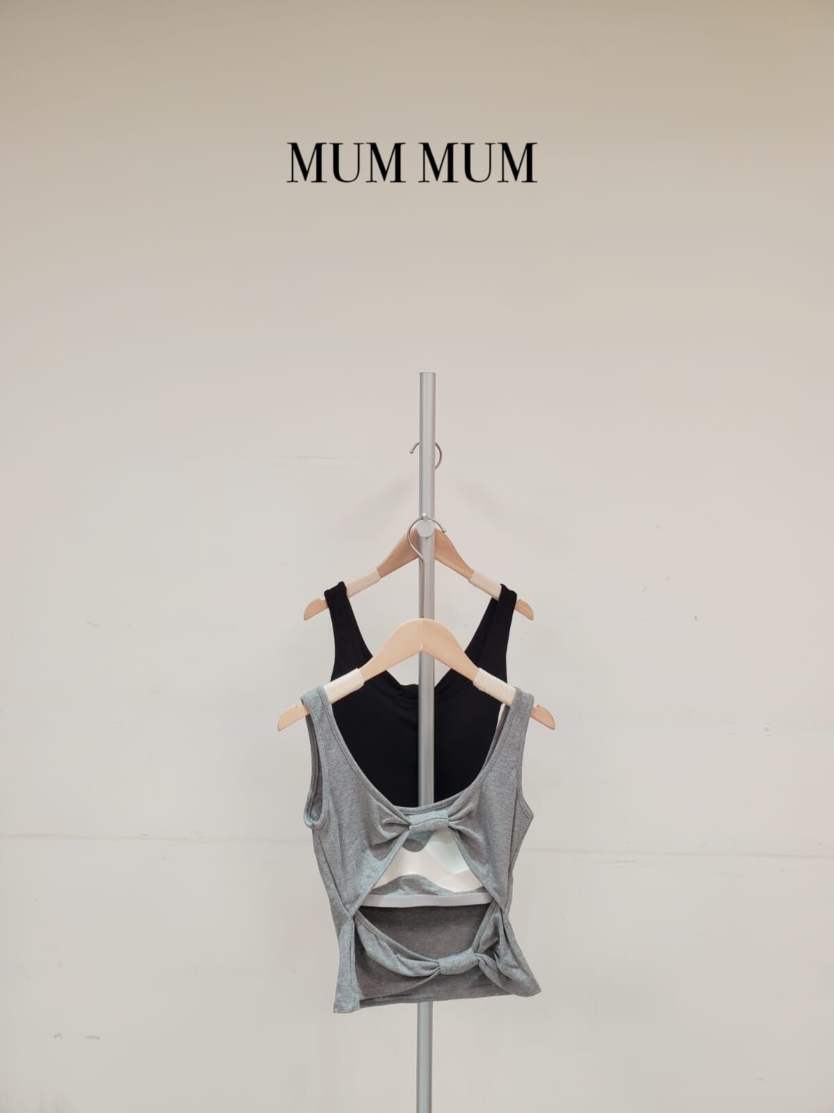 ac773／綿綿蝴蝶結背心bra/購買3件bar top包郵